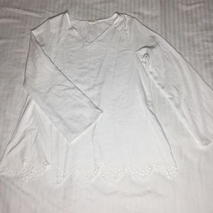 Ivory Lace Detail Blouse